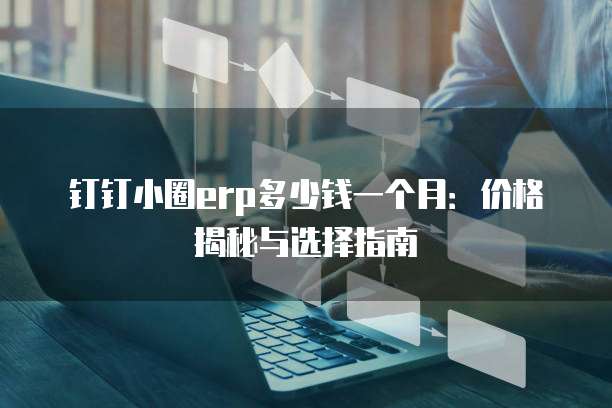 钉钉小圈erp多少钱一个月:价格揭秘与选择指南