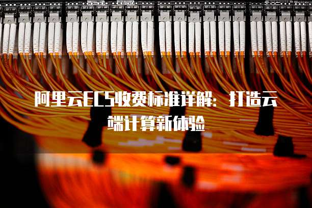 阿里云ECS收费标准详解:打造云端计算新体验