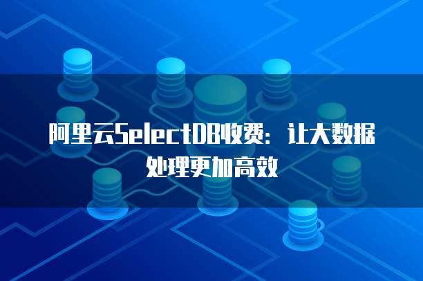 阿里云SelectDB收费:让大数据处理更加高效