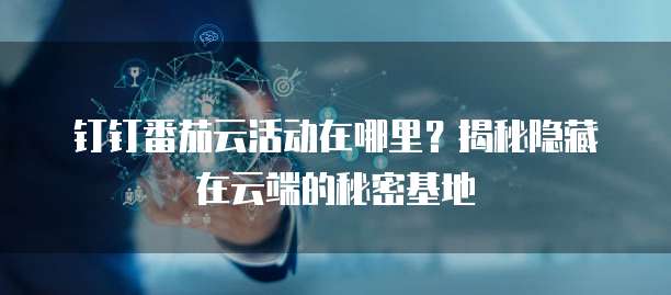钉钉番茄云活动在哪里?揭秘隐藏在云端的秘密基地