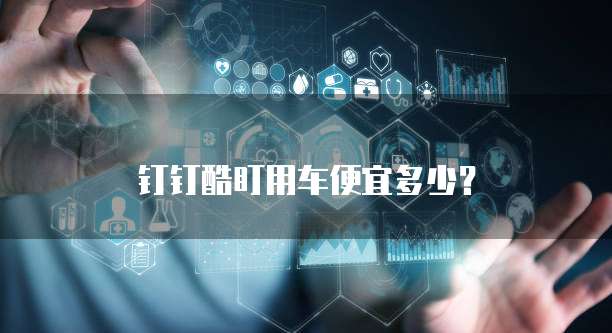 钉钉酷盯用车便宜多少?