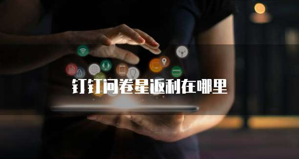 钉钉问卷星返利在哪里
