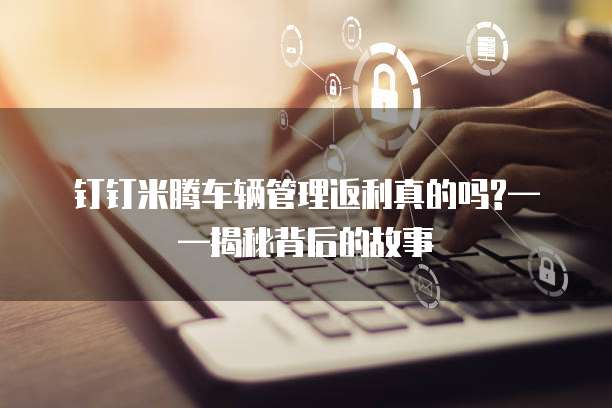 钉钉米腾车辆管理返利真的吗?&mdash;&mdash;揭秘背后的故事