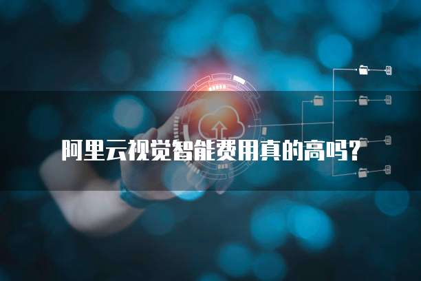 阿里云视觉智能费用真的高吗?
