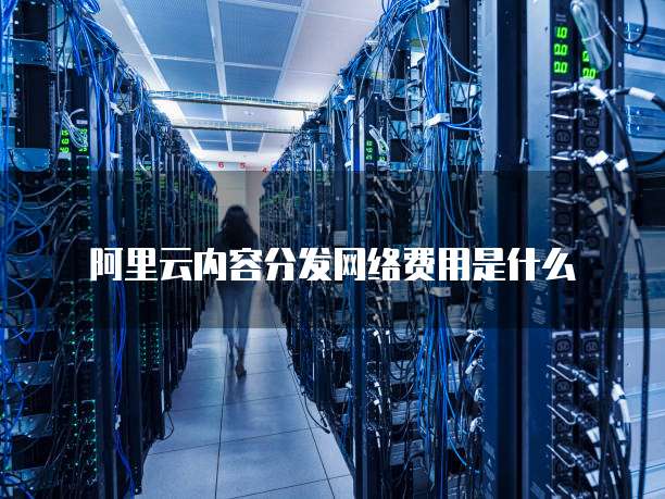 阿里云内容分发网络费用是什么
