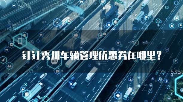 钉钉秀川车辆管理优惠券在哪里？