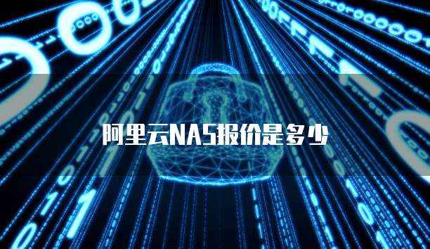 阿里云nas报价是多少