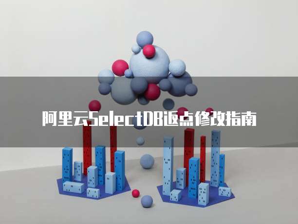 阿里云SelectDB返点修改指南