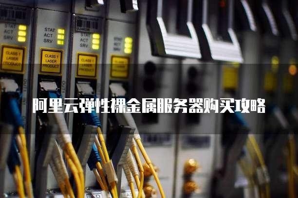 阿里云弹性裸金属服务器购买攻略