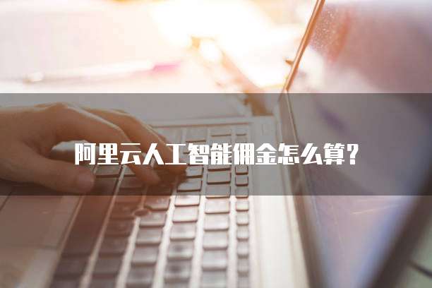 阿里云人工智能佣金怎么算?