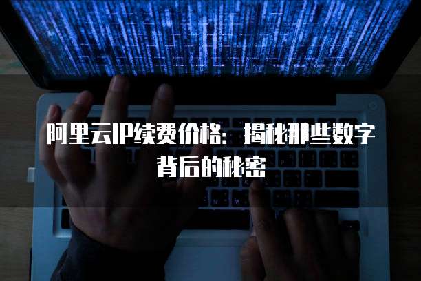 阿里云IP续费价格：揭秘那些数字背后的秘密