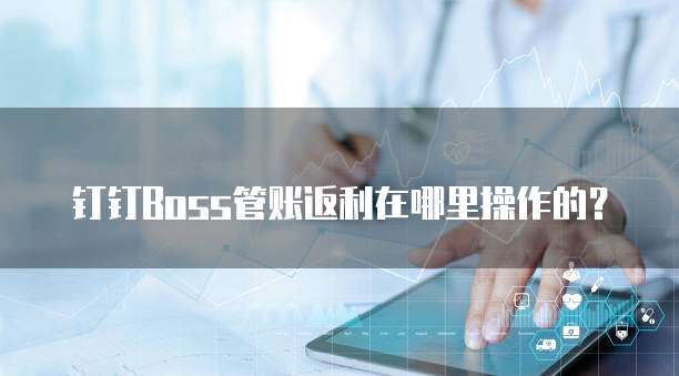 钉钉Boss管账返利在哪里操作的?