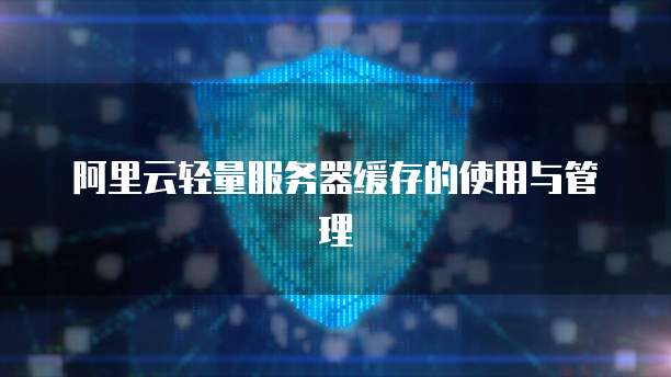 阿里云轻量服务器缓存的使用与管理