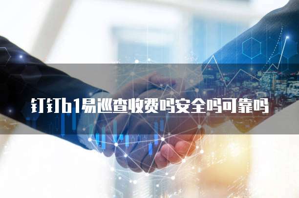钉钉b1易巡查收费吗安全吗可靠吗