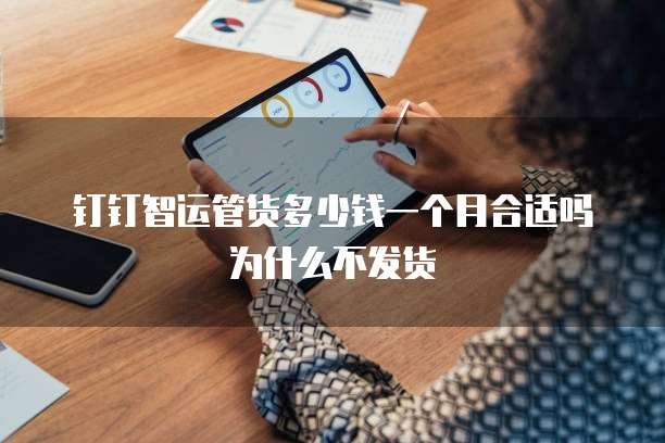 钉钉智运管货多少钱一个月合适吗为什么不发货