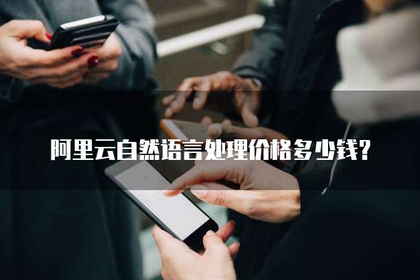 阿里云自然语言处理价格多少钱？