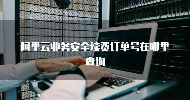 阿里云业务安全续费订单号在哪里查询