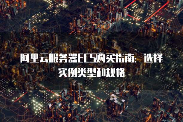 阿里云服务器ECS购买指南:选择实例类型和规格
