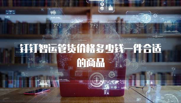 钉钉智运管货价格多少钱一件合适的商品