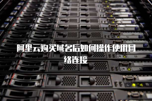 阿里云购买域名后如何操作使用网络连接