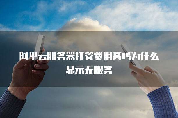 阿里云服务器托管费用高吗为什么显示无服务