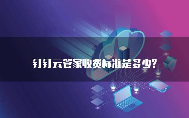 钉钉云管家收费标准是多少?