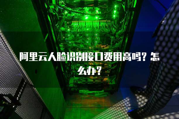 阿里云人脸识别接口费用高吗?怎么办?