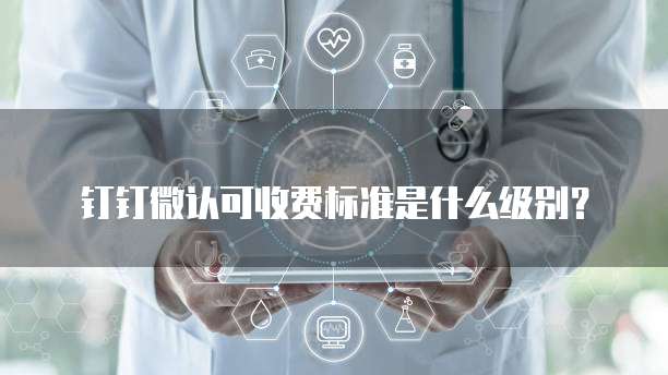钉钉微认可收费标准是什么级别?