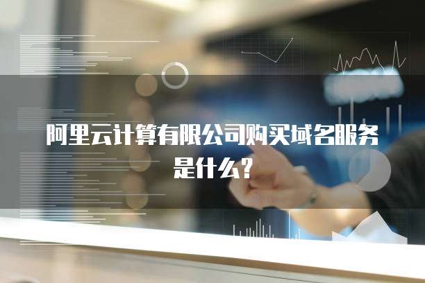 阿里云计算有限公司购买域名服务是什么?
