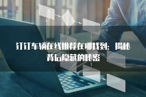 钉钉车辆在线推荐在哪找到:揭秘背后隐藏的秘密