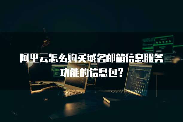 阿里云怎么购买域名邮箱信息服务功能的信息包?