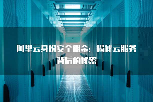 阿里云身份安全佣金:揭秘云服务背后的秘密