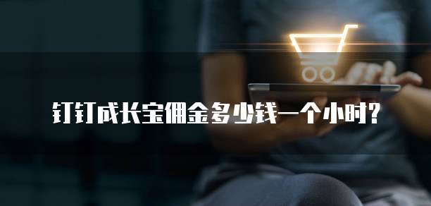 钉钉成长宝佣金多少钱一个小时?