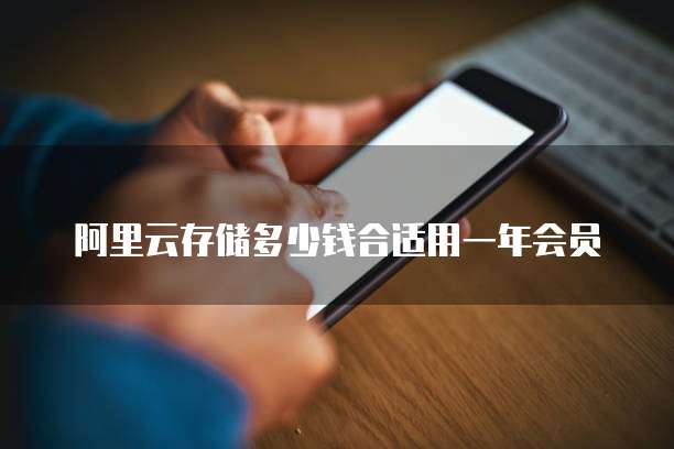 阿里云存储多少钱合适用一年会员