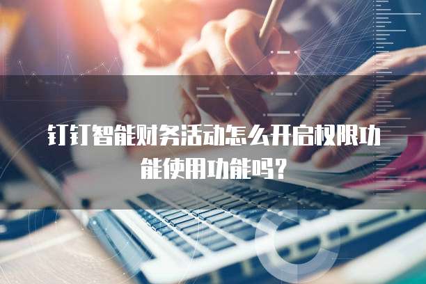 钉钉智能财务活动怎么开启权限功能使用功能吗？