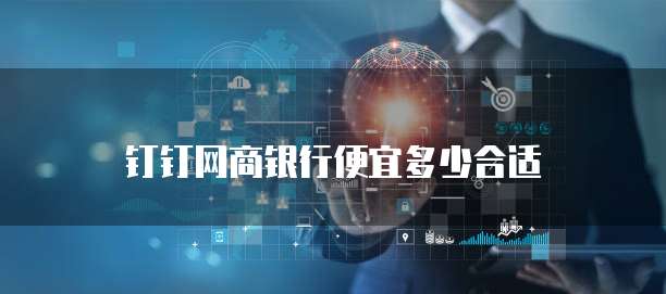 钉钉网商银行便宜多少合适