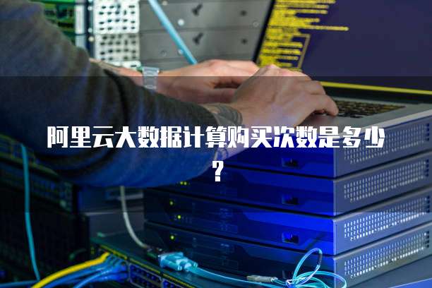 阿里云大数据计算购买次数是多少?