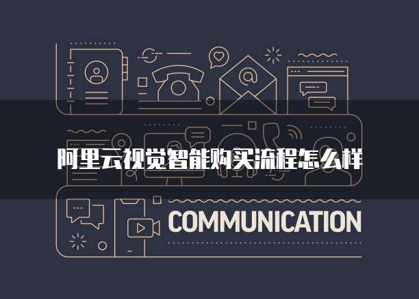 阿里云视觉智能购买流程怎么样