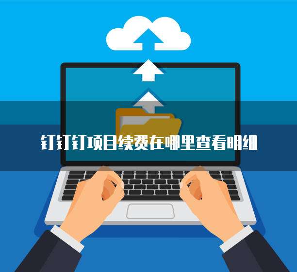 钉钉钉项目续费在哪里查看明细