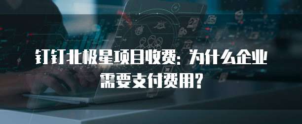 钉钉北极星项目收费: 为什么企业需要支付费用?