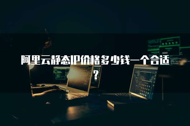 阿里云静态IP价格多少钱一个合适?
