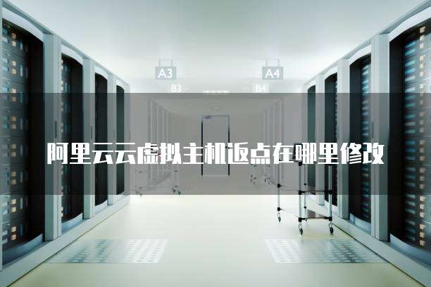 阿里云云虚拟主机返点在哪里修改