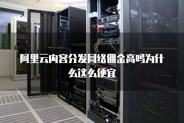 阿里云内容分发网络佣金高吗为什么这么便宜