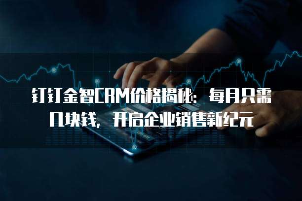 钉钉金智CRM价格揭秘:每月只需几块钱,开启企业销售新纪元