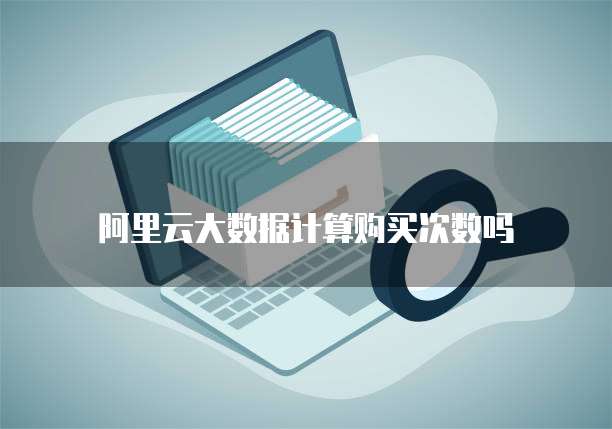阿里云大数据计算购买次数吗