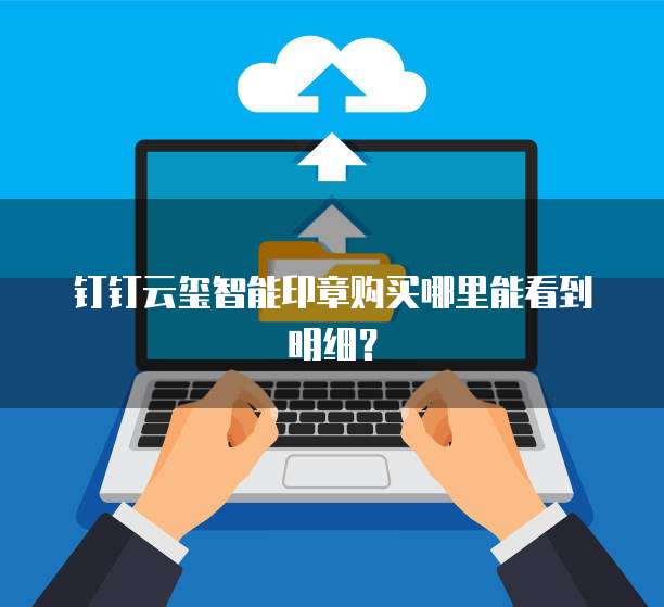 钉钉云玺智能印章购买哪里能看到明细?