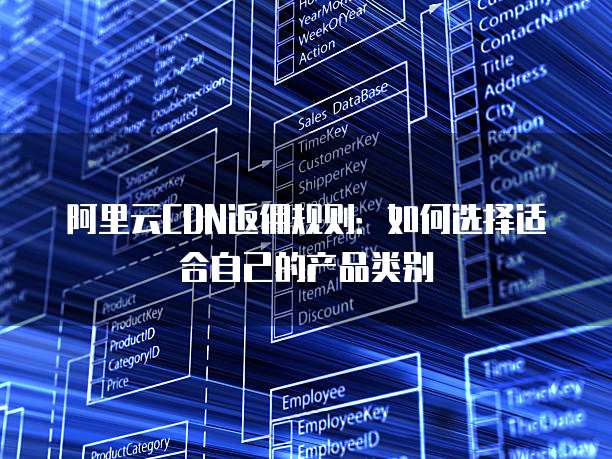 阿里云CDN返佣规则:如何选择适合自己的产品类别