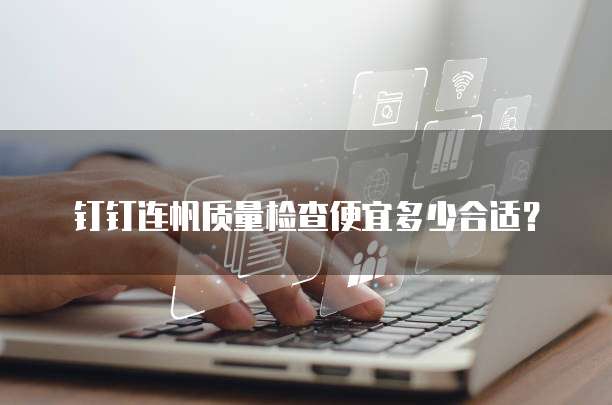 钉钉连帆质量检查便宜多少合适？
