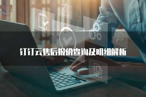 钉钉云售后报价查询及明细解析