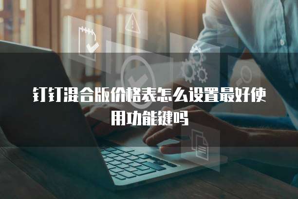 钉钉混合版价格表怎么设置最好使用功能键吗